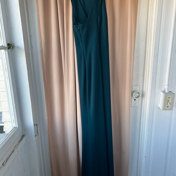 Anthropologie BHLDN Klara Gown – Pine Green - Worn Once - Picture 6 of 7